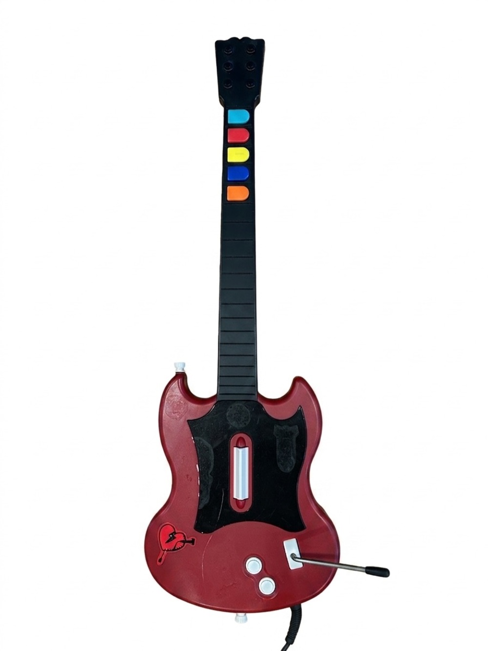 Guitar Hero RedOctane Gibson SG Wired Controller PS2 PlayStation 2 PSLGH Untest